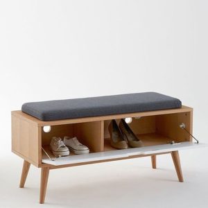 جزامة ام دي اف اسباني و بى فى سى رف خشبي و ابيض