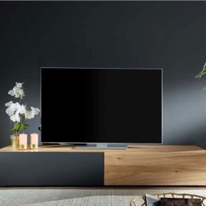 وحدة تلفزيون 30x45x150x30 سم - أسود وبيج